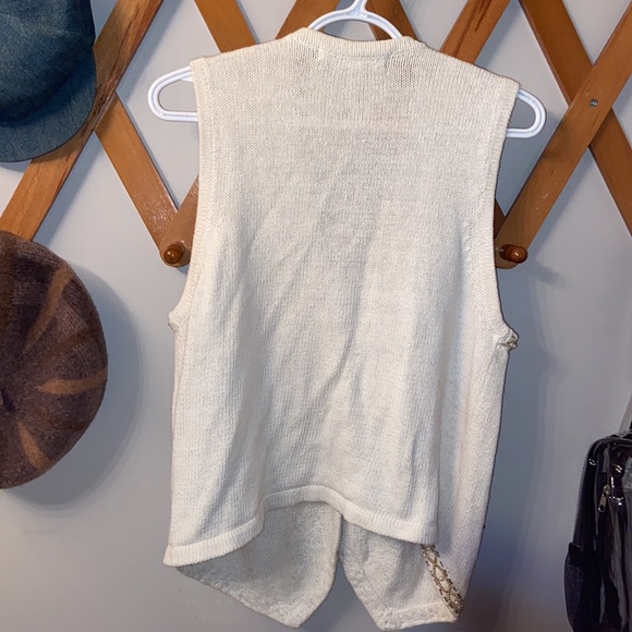 Vintage Bedazzled Sweater Vest - Picture 6 of 6